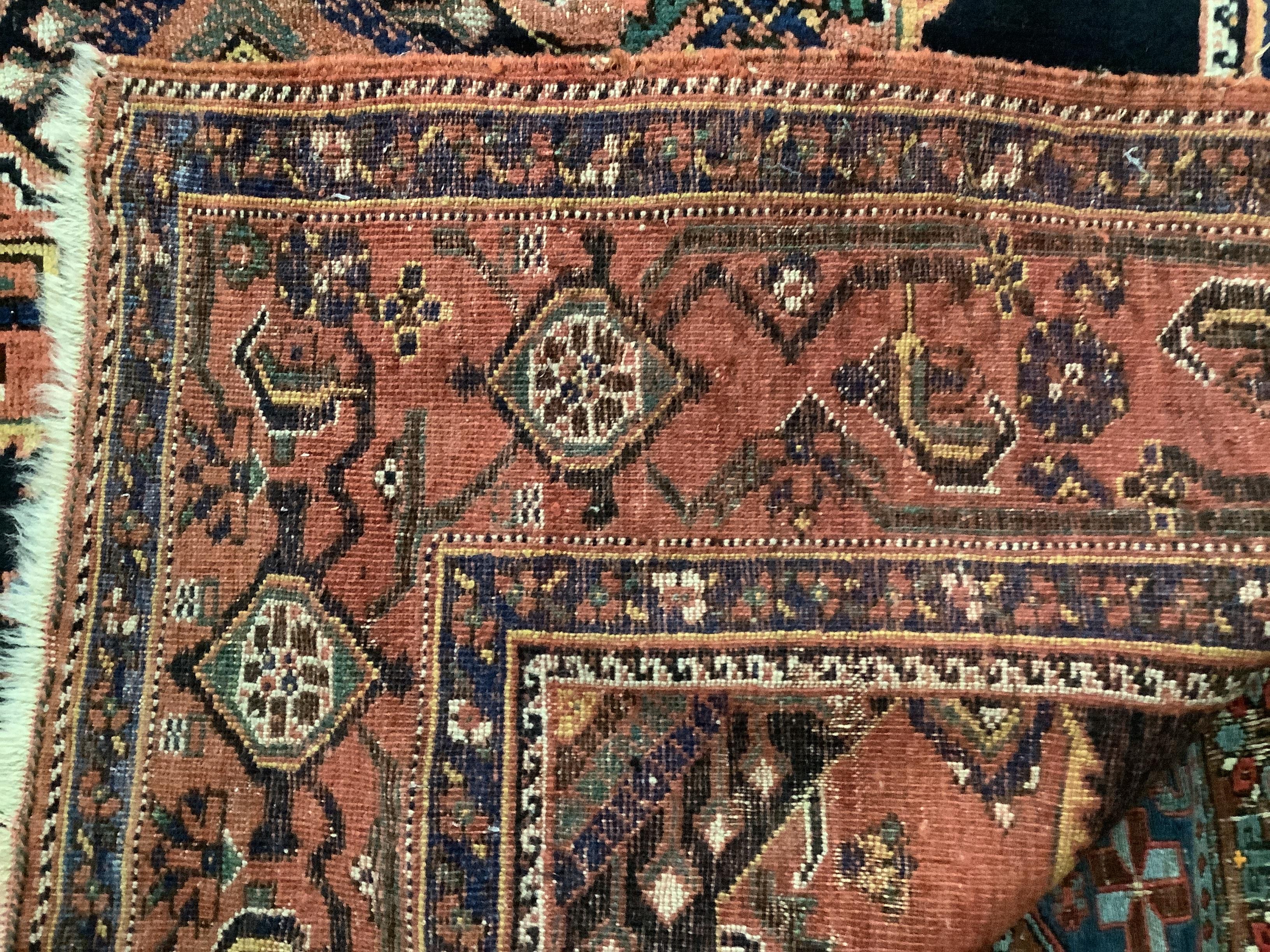 An Afshar rug, 183 x 154cm